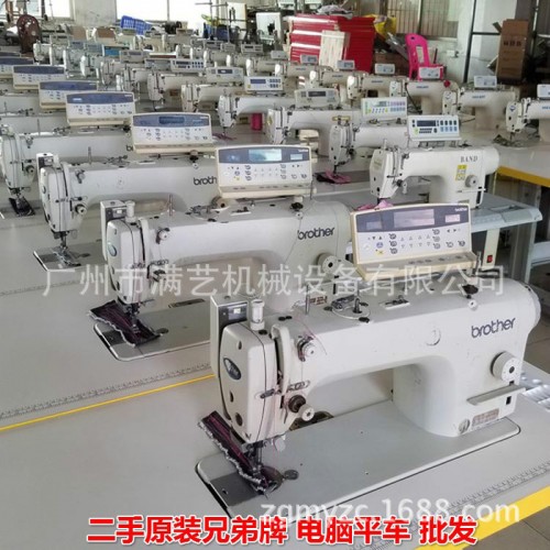 进口二手兄弟牌 牛仔衣全自动电脑平缝机  礼品盒全自动电脑平缝机图3