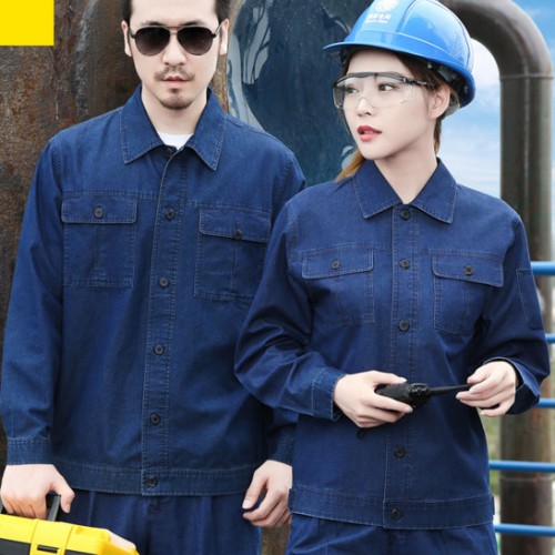 伟红服饰 临沂秋冬牛仔服订做厂家 淄博牛仔工装订制 滨州牛仔劳保服定制 东营牛仔服生产厂家 日照牛仔服加工订做厂家图6