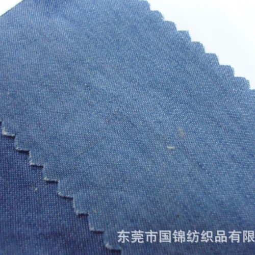 牛仔布 素色牛仔布 涤棉洗水丝光牛仔布 洗水牛仔系列图3