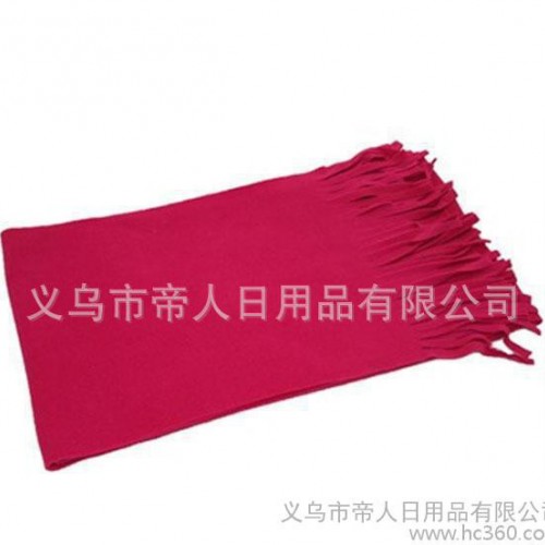 《帝人日用品≈货流苏保暖抓绒围巾图1