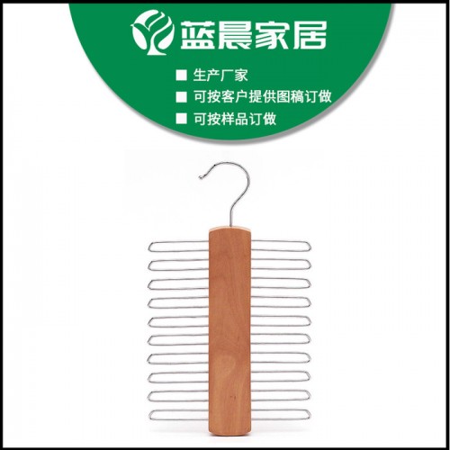 **丝巾展示架围巾毛巾挂饰品架双层围巾挂钩现货批发图5
