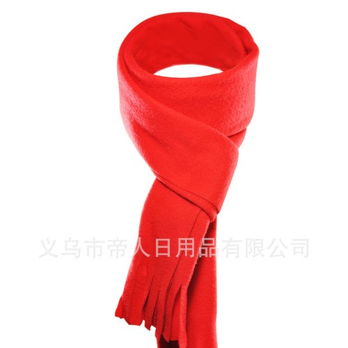 《帝人日用品》流苏保暖抓绒围巾图1