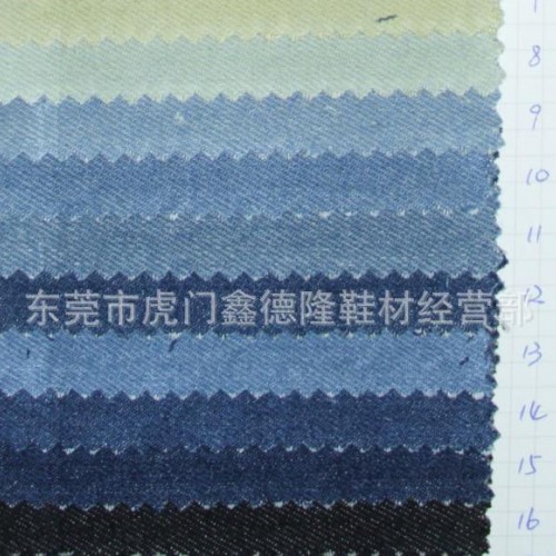现货 全棉牛仔布牛仔面料 怀旧洗水扎染牛仔布MB109图1