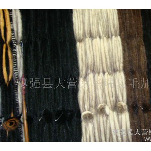 皮草围巾，皮毛毛毯，裘皮时装，水貂大衣围巾披肩图1