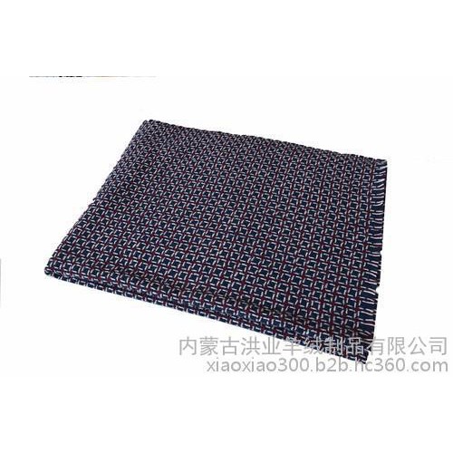 2016欧美厚款特级保暖 粗纺针织提花围巾羊毛围巾厂家批发