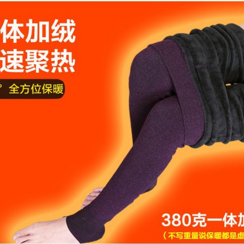 江湖地摊货源七彩棉打底裤加绒加厚脚踩一体裤送录音义乌金聚星七彩棉打底裤图5