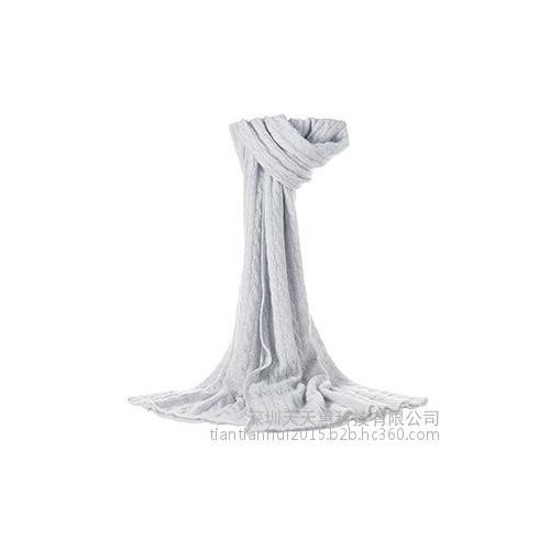 RATETE/洛丽特 扭纹羊绒围巾/披肩 时尚保暖围巾围脖批发秋冬爆款图7
