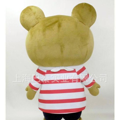 穿衣熊人偶服装围巾熊行走人偶服装图1
