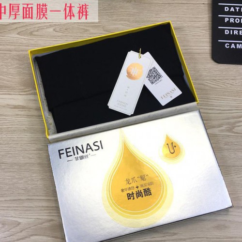 非娜丝9325面膜袜中等磨毛打底裤冬一体裤袜瘦腿压力袜女士保暖裤图1