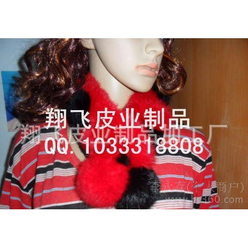 供应獭兔皮毛 皮草 围脖 小款式 獭兔毛围巾 獭兔毛小围巾 小款围脖小图2