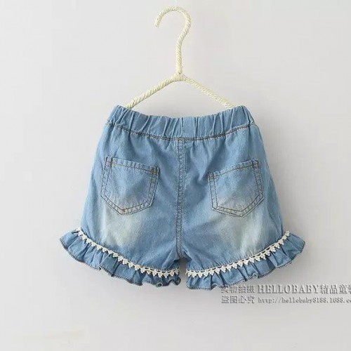 2015夏季新品女童牛仔裤图2