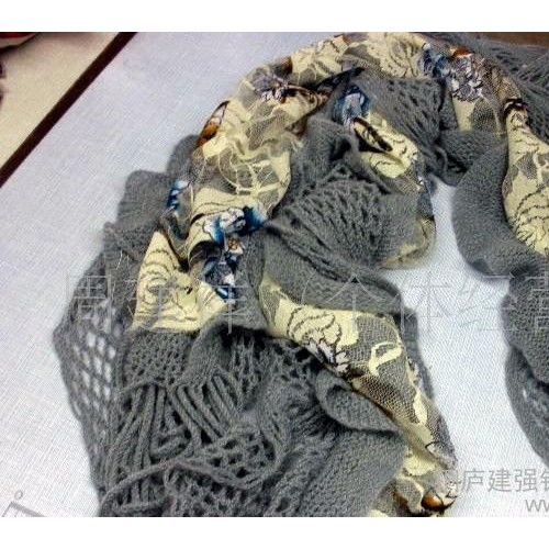 针织经编时尚韩版个性围巾图2