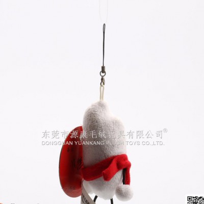 圣诞围巾毛绒小挂饰 圣诞礼品 圣诞小吊饰玩具