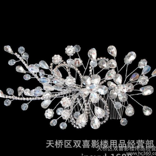 直销 新娘饰品 纯手工制作 新娘头饰图3