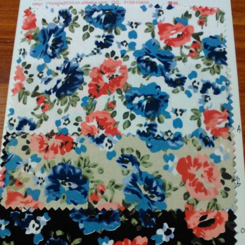 印花布 133*56弹力印花布 打底裤用印花布 弹力细斜印花图3