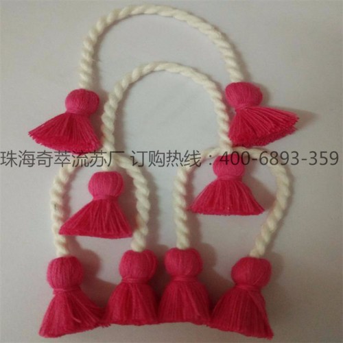 全棉流苏绳服装流苏抽绳包包流苏吊穗围巾披肩流苏吊穗涤纶流苏绳人造丝流苏穗子定制加工上海南京苏州扬州宁波湖州武汉北京杭州图1
