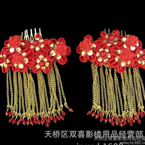 直销 武媚娘同款 秀和头饰 手工饰品 古装饰品  旗袍头饰图2