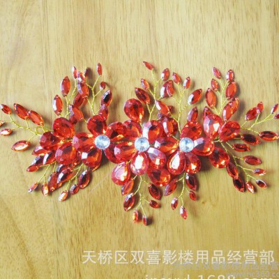 直销,新娘饰品 纯手工制作 珍珠头饰