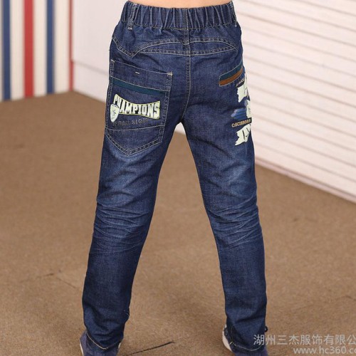 童裤批发 男童裤子儿童牛仔裤中童长裤 休闲牛仔裤 现货图1