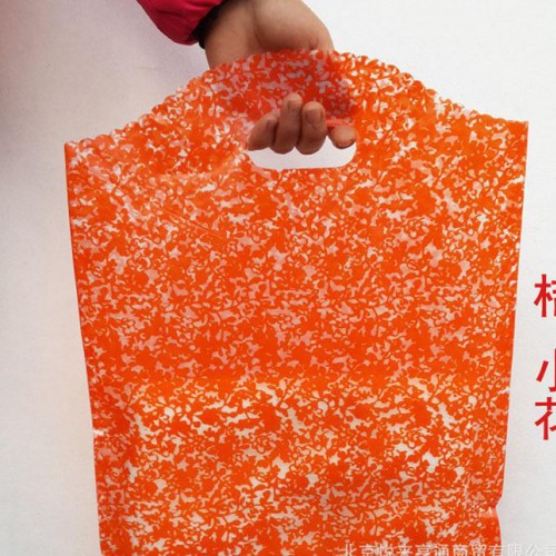 【现货】30*40cm花边塑料服装手提袋 围巾帽子内衣饰品包图3