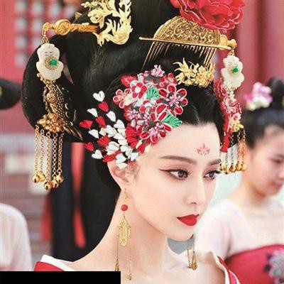 直销,新娘饰品 纯手工制作 头花 新娘头饰 武媚娘头饰