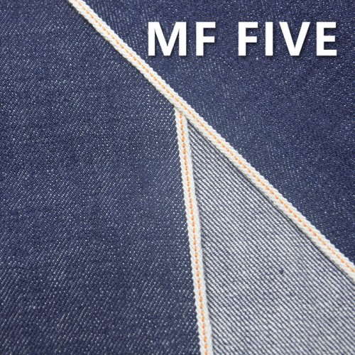 MF FIVE 赤耳100%棉右斜养牛色边牛仔布 32/33 15.4OZ图3