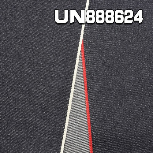 UN888624 全棉右斜紅邊牛仔布 32/3314OZ图1