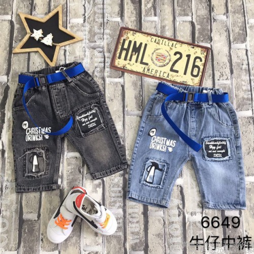 石家庄金泊联国际童装城2019夏季热卖爆款童装牛仔裤图片价格实体店**爆款网红牛仔裤货源图5