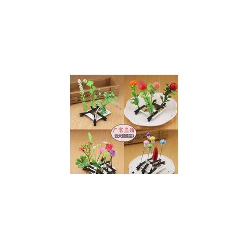 **头饰发夹卖萌神器！头上长草系列搞怪豆芽发夹 仿真植物发夹图1