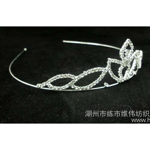 2013新款时尚皇冠头饰**水钻头扣头箍批发图3