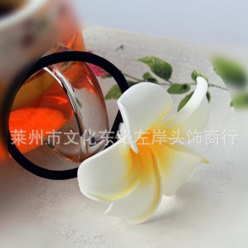 大量销售鸡蛋花头饰发夹韩版花朵饰品海边清凉必备发饰图2