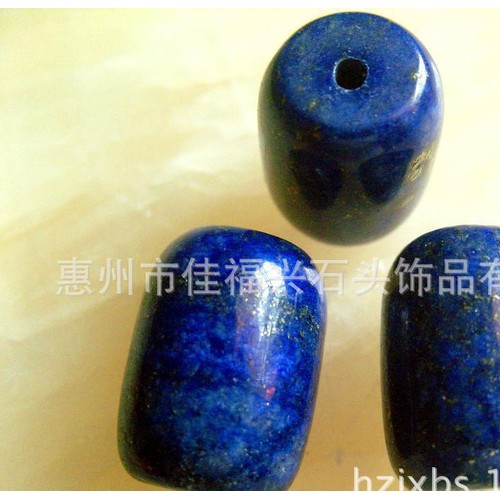 现货 石头饰品配件 青金石路路通 阿富汗**材料桶珠图2