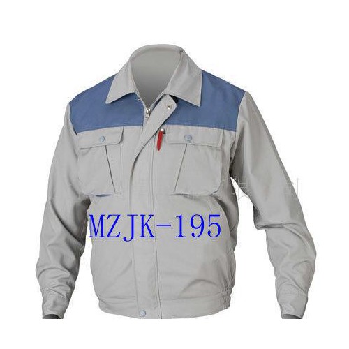 松江工作服制服厂服 牛仔工作服MZJK-210图1