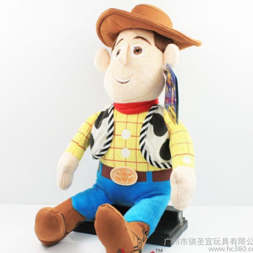 迪士尼玩具总动员3Toy Story牛仔警长胡迪毛绒公仔玩具图2