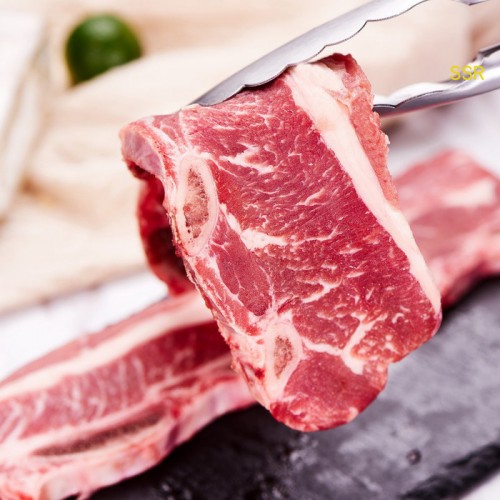 雪龙黑牛牛仔骨牛排骨牛肋骨日本和牛繁育谷饲660天 雪龙黑牛批发图1