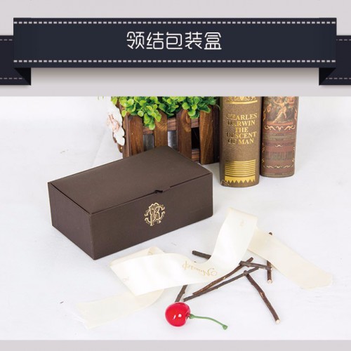 褐色领结盒包装定制 欣派包装图5