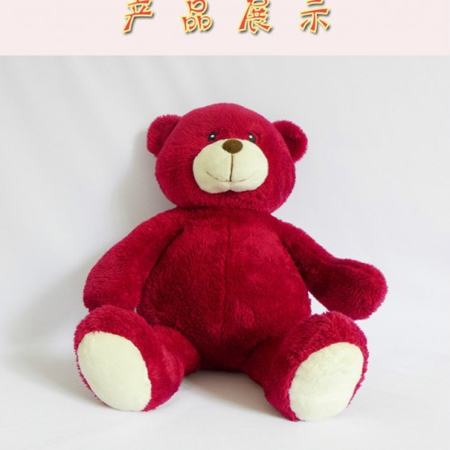厂家定制25CM熊公仔 泰迪熊毛绒玩具 可爱领结熊 维尼熊毛绒玩具   毛绒玩具批发定制图2