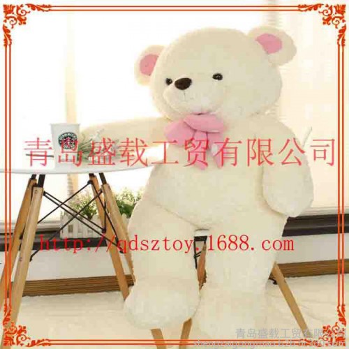 圣诞节礼物批发 甜心领结熊 生日礼物 毛绒玩具批发定做图1