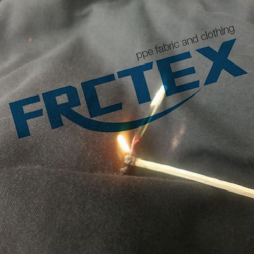 FRCTEX 现货全棉直贡缎阻燃面料 16cal的阻燃布阻燃工装专用防火布 手感舒适图4