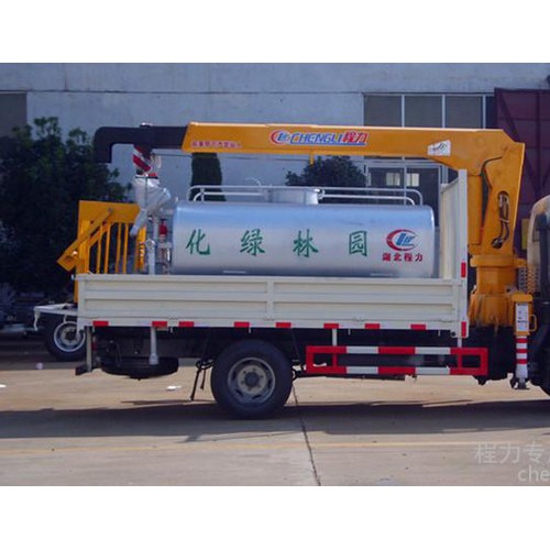 多功能随车吊带洒水车多少钱图2