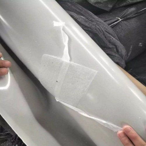 EVA防水板 隧道蓄水池防渗用瓷白原包料透明防水板1.2 1.5mm吊带 明图
