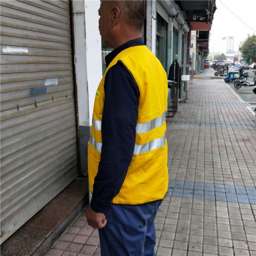 铁路黄马甲反光背心 交通安全防护衣反光衣 质量保证图2