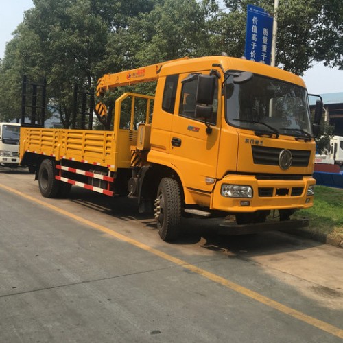 昆明徐工随车吊拉树苗随车起重运输车  天龙8吨徐工随车吊  欧曼石煤随车吊带自卸、中联挖掘机平板图8