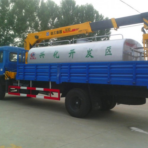 东风145随车吊带洒水车   徐工，三一，石煤**价   支持分期包上户  大小型随车吊** 徐工12吨随车吊图2