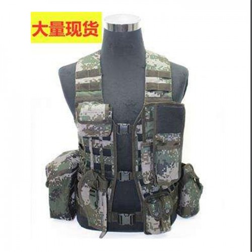 迷彩战术背心 定做06士兵班长作战背心 战术背心图5