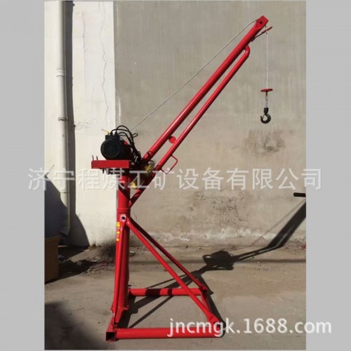 随车吊带吊运机车载可折叠小型吊运机 便携式起重设备 带电机吊沙机图2