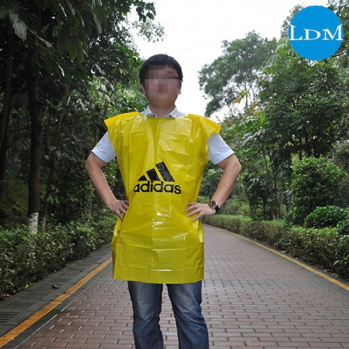 厂家清仓  OEM背心式雨衣 可定做 印刷logo图3