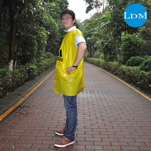 厂家清仓  OEM背心式雨衣 可定做 印刷logo图4