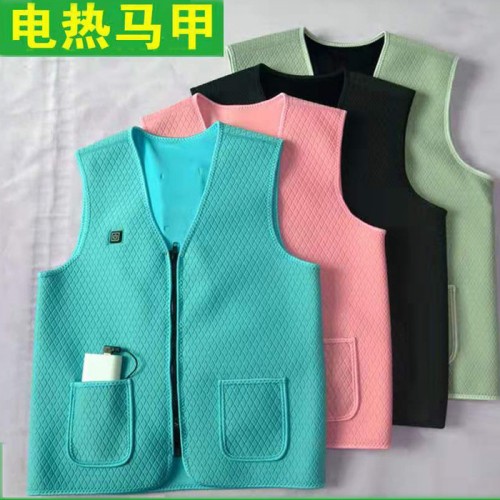 发热背心USB充电加热马甲  智能电热马甲 保暖背心加热衣服男女图5