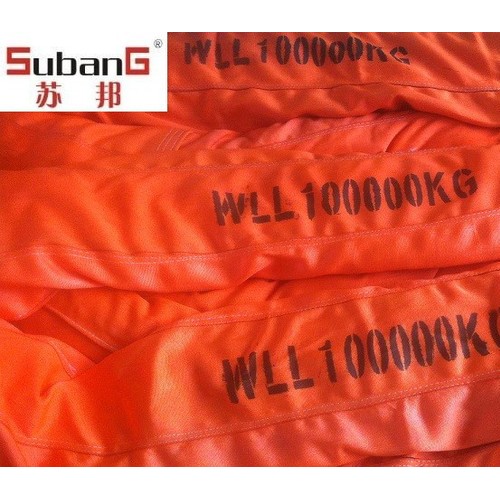 webbing sling 穿丝吊带 圆形吊装带 柔性吊装带 迪尼玛吊带 防割型吊装带图4
